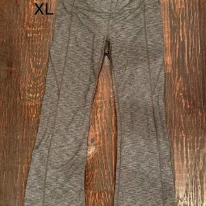 Athleta Gray Boot-Cut Active Leggings